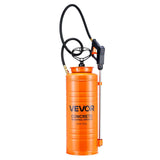 Darrahopens Home & Garden > Kitchenware > Salt & Pepper Shakers VEVOR Industrial Concrete Sprayer, 14L Stainless Steel Sprayer, Heavy Duty Tri-Poxy Pump Sprayers, 52cm Wand with Ergonomic Gun Handle, 1.2m & 3m Hoses, 2 Brass Nozzles for Construction, Garden