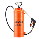 Darrahopens Home & Garden > Kitchenware > Salt & Pepper Shakers VEVOR Industrial Concrete Sprayer, 14L Stainless Steel Sprayer, Heavy Duty Tri-Poxy Pump Sprayers, 52cm Wand with Ergonomic Gun Handle, 1.2m & 3m Hoses, 2 Brass Nozzles for Construction, Garden