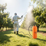 Darrahopens Home & Garden > Kitchenware > Salt & Pepper Shakers VEVOR Industrial Concrete Sprayer, 14L Stainless Steel Sprayer, Heavy Duty Tri-Poxy Pump Sprayers, 52cm Wand with Ergonomic Gun Handle, 1.2m & 3m Hoses, 2 Brass Nozzles for Construction, Garden