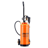 Darrahopens Home & Garden > Kitchenware > Salt & Pepper Shakers VEVOR Industrial Concrete Sprayer with Wheeled Cart, 14L Stainless Steel Sprayer, Heavy Duty Tri-Poxy Pump Sprayers, 52cm Wand, 1.2m & 3m Hoses, 2 Brass Nozzles for Construction, Lawn & Garden
