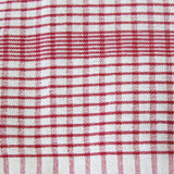 Darrahopens Home & Garden > Kitchenware Set of 3 Jumbo Cotton Checkered Tea Towels 60 x 90 cm Red