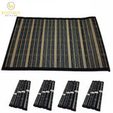 Darrahopens Home & Garden > Kitchenware Set of 4 BAMBOO PLACEMATS Dinner Table Decor Party Natural Party 45x30cm BULK