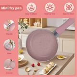 Darrahopens Home & Garden > Kitchenware > Skillets & Frying Pans 12cm Mini Non Stick Aluminium Frying Pan Round Egg Pan