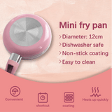 Darrahopens Home & Garden > Kitchenware > Skillets & Frying Pans 12cm Mini Non Stick Aluminium Frying Pan Round Egg Pan