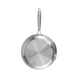 Darrahopens Home & Garden > Kitchenware > Skillets & Frying Pans 5-Star Chef 30cm Stainless Steel Frying Pan Uncoated Frypan with Tri-Ply Body Silver