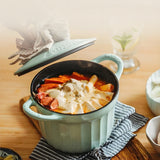 Darrahopens Home & Garden > Kitchenware > Skillets & Frying Pans BUYDEEM 1.8L Enameled Cast Iron Dutch Oven CP541