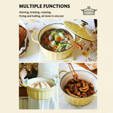 Darrahopens Home & Garden > Kitchenware > Skillets & Frying Pans BUYDEEM CP521 Enameled Cast-Iron Dutch Oven