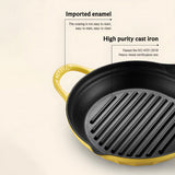 Darrahopens Home & Garden > Kitchenware > Skillets & Frying Pans BUYDEEM CP553 Enameled Cast Iron Grill Pan