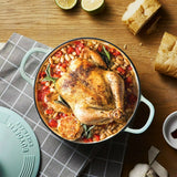 Darrahopens Home & Garden > Kitchenware > Skillets & Frying Pans BUYDEEM Enameled Cast-Iron Dutch Oven