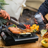 Darrahopens Home & Garden > Kitchenware > Skillets & Frying Pans BUYDEEM Grill Pan Nonstick 36cm Round BBQ Griddle Indoor or Outdoor Cooking