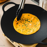 Darrahopens Home & Garden > Kitchenware > Skillets & Frying Pans BUYDEEM Grill Pan Nonstick 36cm Round BBQ Griddle Indoor or Outdoor Cooking