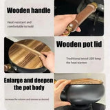 Darrahopens Home & Garden > Kitchenware > Skillets & Frying Pans Cast Iron Skillet, Japanese Iron Pan, Cast Iron Braiser, Hand-Forged Non-Coated Frying Pan for Gas, Induction, Durable and Versatile Cookware In Australia - Darrahopens
