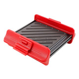 Darrahopens Home & Garden > Kitchenware > Skillets & Frying Pans Compact Microwave Sandwich Maker Non-Stick Grill Plates for Quick Meals at Home, Work, or Travel