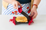 Darrahopens Home & Garden > Kitchenware > Skillets & Frying Pans Compact Microwave Sandwich Maker Non-Stick Grill Plates for Quick Meals at Home, Work, or Travel