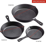 Darrahopens Home & Garden > Kitchenware > Skillets & Frying Pans Cookware Sets Frying Cast Iron Pans Cast Iron Dish 16/20/26cm