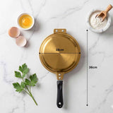 Darrahopens Home & Garden > Kitchenware > Skillets & Frying Pans Double Sided Pancake Maker Flip Pan Non-Stick Omelette Egg Frying Pan 15cm