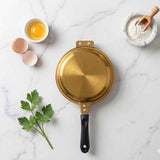 Darrahopens Home & Garden > Kitchenware > Skillets & Frying Pans Double Sided Pancake Maker Flip Pan Non-Stick Omelette Egg Frying Pan 15cm