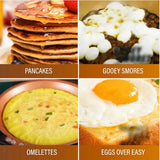 Darrahopens Home & Garden > Kitchenware > Skillets & Frying Pans Double Sided Pancake Maker Flip Pan Non-Stick Omelette Egg Frying Pan 15cm