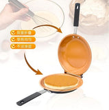 Darrahopens Home & Garden > Kitchenware > Skillets & Frying Pans Double Sided Pancake Maker Flip Pan Non-Stick Omelette Egg Frying Pan 15cm