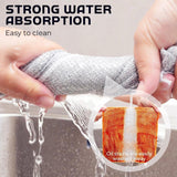 Darrahopens Home & Garden > Kitchenware > Table Linen & Kitchen Towels 10pcs Kitchen DishCloths, 7.87"×7.87" Wire Dishwashing Rag for Wet and Dry, Multipurpose Cleaning Cloth, Reusable and Washable Clean Tools for Cookware, Sinks, Stove Tops, Dishes