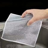 Darrahopens Home & Garden > Kitchenware > Table Linen & Kitchen Towels 15 Pack Effective Wire Dishcloths Comfortable for Kitchen Cleaning