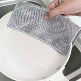 Darrahopens Home & Garden > Kitchenware > Table Linen & Kitchen Towels 15 Pack Effective Wire Dishcloths Comfortable for Kitchen Cleaning