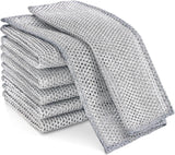 Darrahopens Home & Garden > Kitchenware > Table Linen & Kitchen Towels 2025 Latest Model 6-Pack Multifunctional Steel Wire Dish Cloths, Double Layer