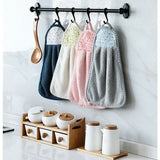 Darrahopens Home & Garden > Kitchenware > Table Linen & Kitchen Towels 6 pcs Hanging Hand Towels Coral Fleece Towel Water Absorption Towel For Home Kitchen Bathroom Beige