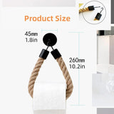 Darrahopens Home & Garden > Kitchenware > Table Linen & Kitchen Towels Black Wall Mounted Paper Towel Holder Hanging Roll Dispenser Kitchen Storage