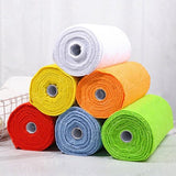 Darrahopens Home & Garden > Kitchenware > Table Linen & Kitchen Towels Dishcloth – 20 sheets per roll (25 × 25 cm) – Tear-off roll cloths – Reusable and durable – Multifunctional cleaning cloths for car, glass, floor, tiles, tables and kitchen