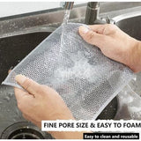 Darrahopens Home & Garden > Kitchenware > Table Linen & Kitchen Towels Dishcloths - Pack of 10 Multifunctional Steel Dishcloths - Scratch-resistant - Multifunctional - Powerful Cleaning