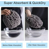 Darrahopens Home & Garden > Kitchenware > Table Linen & Kitchen Towels Hanging Hand Towel, Soft And Plush Microfiber Towel, Super Absorbent Quick Drying Towels With Hanging Loop For Kitchen