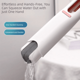 Darrahopens Home & Garden > Kitchenware > Table Linen & Kitchen Towels Mini Handheld Sponge Mop – Self-Squeezing, No-Touch Cleaning with 4 Replaceable Heads for Kitchen, Bathroom & Desktop