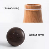 Darrahopens Home & Garden > Kitchenware > Table Linen & Kitchen Towels Solid Wood Toothpick Holder Black Walnut Beech Cute Mushroom Toothpick Box