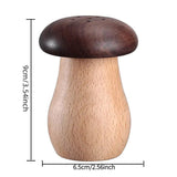 Darrahopens Home & Garden > Kitchenware > Table Linen & Kitchen Towels Solid Wood Toothpick Holder Black Walnut Beech Cute Mushroom Toothpick Box