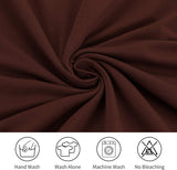 Darrahopens Home & Garden > Kitchenware > Table Linen & Kitchen Towels Stretchy Washable Chair Covers Set of 6, Removable Decorative Protectors for Hotel Cafe, Compatible with TFRF