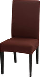 Darrahopens Home & Garden > Kitchenware > Table Linen & Kitchen Towels Stretchy Washable Chair Covers Set of 6, Removable Decorative Protectors for Hotel Cafe, Compatible with TFRF