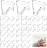 Darrahopens Home & Garden > Kitchenware > Table Linen & Kitchen Towels Tablecloth Clips - 48 Pieces - Tablecloth Clips - Transparent Tablecloth Clips - Windproof Tablecloth Clips - Suitable for Weddings