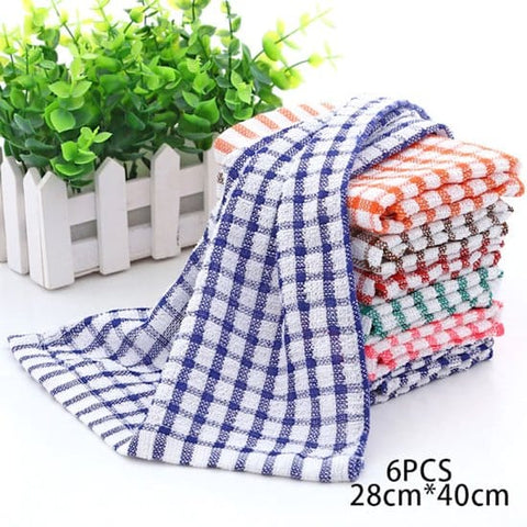 Darrahopens Home & Garden > Kitchenware > Table Linen & Kitchen Towels Tea towels - Cotton kitchen towels - Absorbent clean - Tea towels - Kitchen - 6-pack
