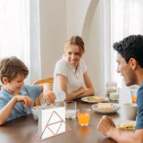 Darrahopens Home & Garden > Kitchenware > Table Linen & Kitchen Towels Tissue Holder - Stainless Steel Napkin Holder - Metal Napkin Holder - Triangular Napkin Holder - Paper Napkin Holder - Napkin Holder for Countertop/Dining Table/Picnic Table (Rose Gold)
