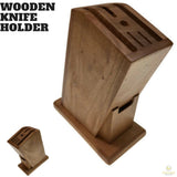 Darrahopens Home & Garden > Kitchenware Wooden Knife Holder Knife Fork Block Kitchen Rack Desk Wood Organizer