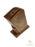 Darrahopens Home & Garden > Kitchenware Wooden Knife Holder Knife Fork Block Kitchen Rack Desk Wood Organizer