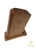 Darrahopens Home & Garden > Kitchenware Wooden Knife Holder Knife Fork Block Kitchen Rack Desk Wood Organizer
