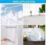 Darrahopens Home & Garden > Laundry & Cleaning 6x STAINLESS STEEL CLOTHES PEGS Laundry Clips Washing Line Clothespin