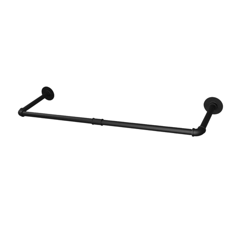 Darrahopens Home & Garden > Laundry & Cleaning > Drying Racks & Hangers 2-Pack Heavy Metal Pipe Clothes Rack Rails for Closet Hanging Storage