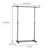 Darrahopens Home & Garden > Laundry & Cleaning > Drying Racks & Hangers Adjustable Clothes Rack--Back