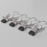 Darrahopens Home & Garden > Laundry & Cleaning > Drying Racks & Hangers Black Stainless Steel Hanging Clips (35 PCS) - Strong Grip for Pants, Hats, Socks, Laundry