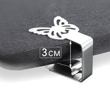 Darrahopens Home & Garden > Laundry & Cleaning > Drying Racks & Hangers Butterfly Clips for Laundry 4-Pack Silver Cloth Holders