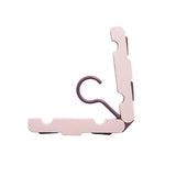 Darrahopens Home & Garden > Laundry & Cleaning > Drying Racks & Hangers Clothes Hanger Rack Anti Slip Multifunctional Foldable Travel Hanger with Clips for Home Dorm Pink In Australia - Darrahopens