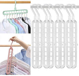 Darrahopens Home & Garden > Laundry & Cleaning > Drying Racks & Hangers Clothes hanger - set of 8 - multifunctional, space-saving smart hanger - 9 positions